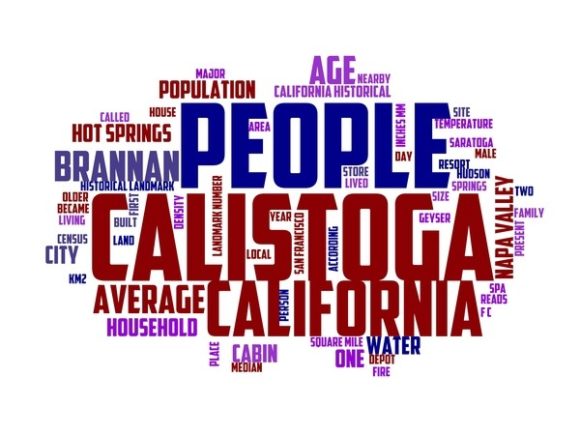 Calistoga Typography Skinny Tumbler