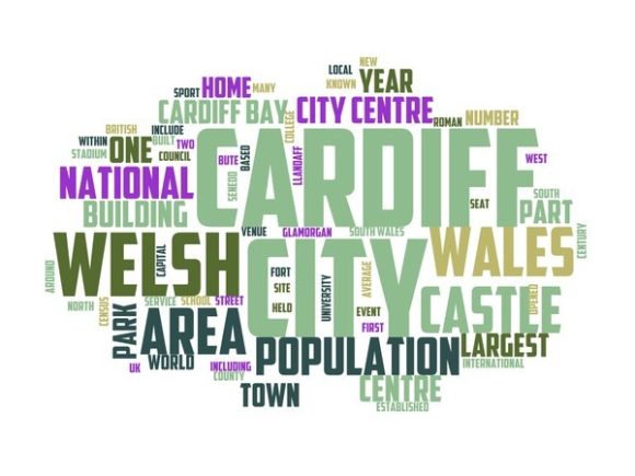 Cardiff Typography Background