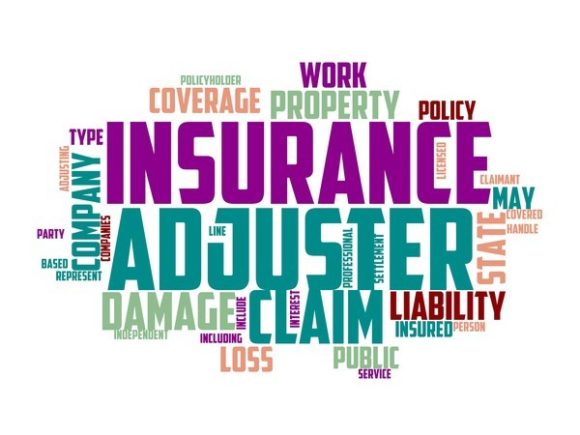 Claims Adjustor Typography Sticker