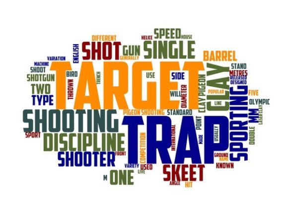 Clay Pigeon Shooting Typography Tie Dye