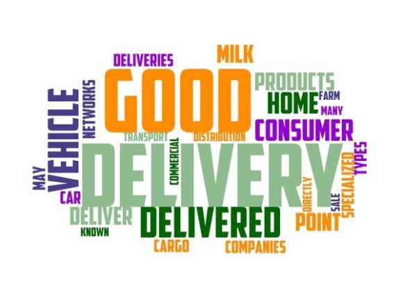 Delivery Driver Typography Sticker: A Vibrant, Versatile Word Cloud for Creative Expression