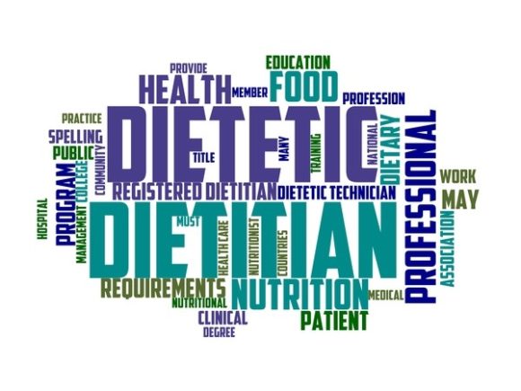 Dietitian Typography Print: A Vibrant, Hand-Drawn Word Cloud for Meaningful Design