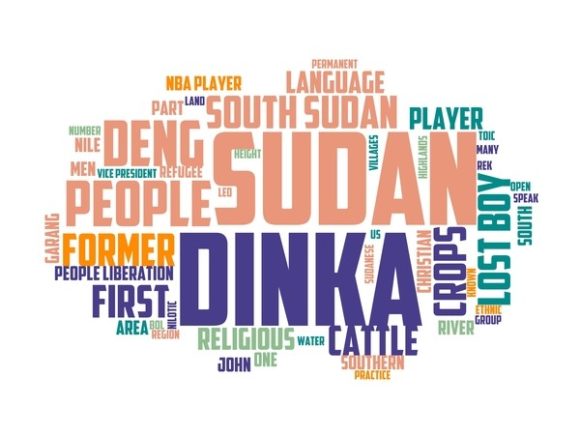 Dinka Typography Banner