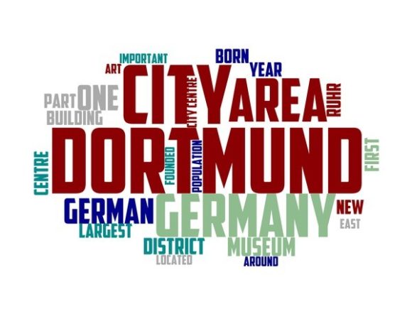 Dortmund Typography Tie Dye