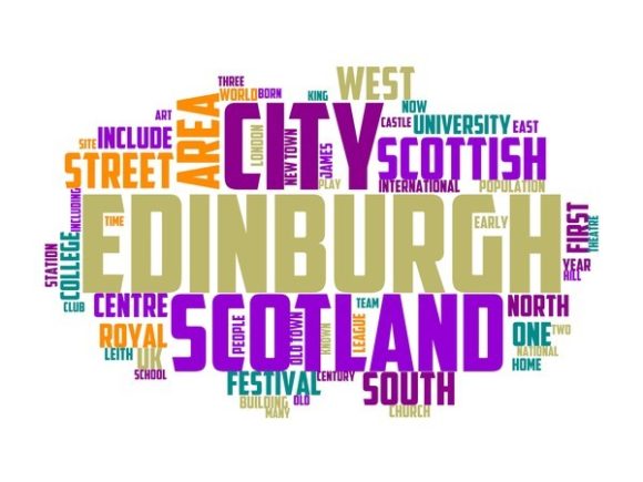 Edinburgh Typography Wallpaper