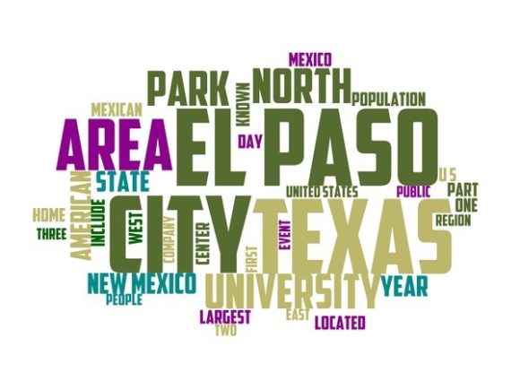El Paso Typography Skinny Tumbler