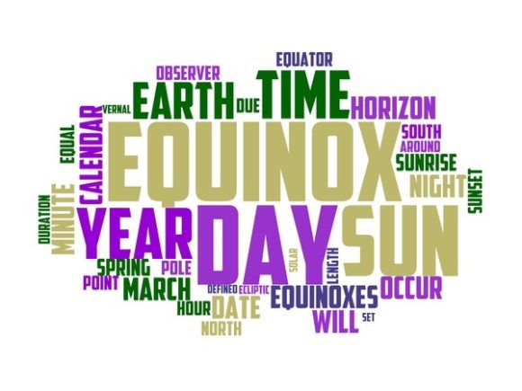 Equinox Typography Banner: Hand-Drawn Wordcloud Art