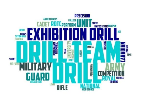 Exhibition Drill Typography Banner