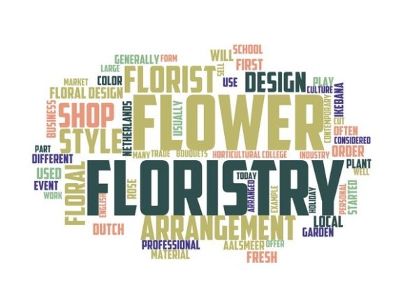 Florist Typography Tshirt Design