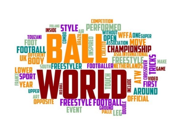 Freestyle Football Typography Sticker