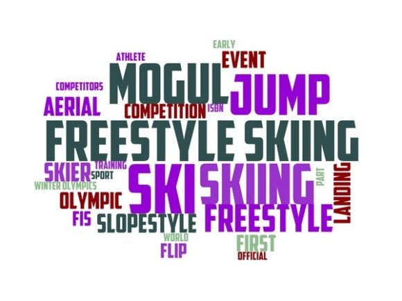 Freestyle Skiing Typography Tumbler: Inspire Movement, Creativity, and Brand Identity