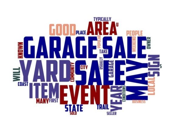 Garage Saleing Typography Book Cover