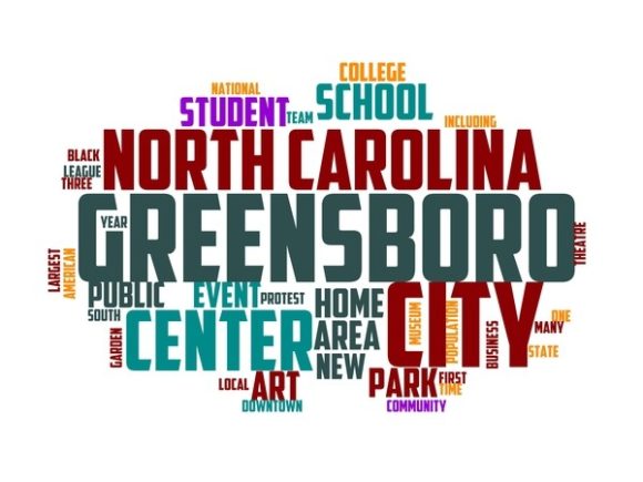 Greensboro Typography Print