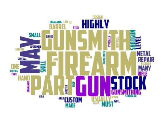 Gunsmithing Typography Print